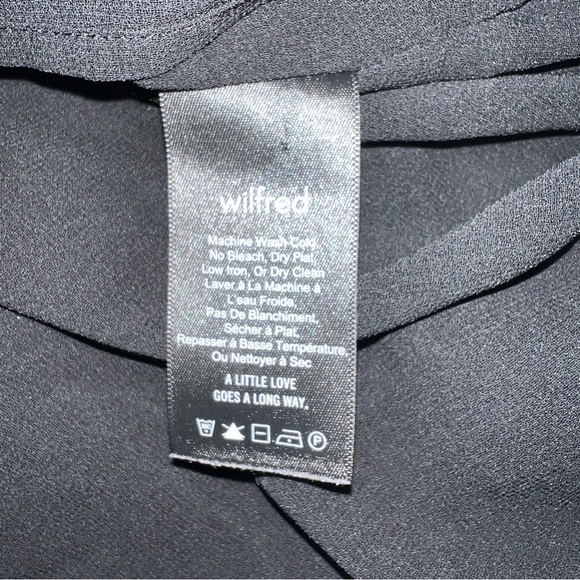 Wilfred ruffle blouse in size small in black - Picture 8 of 9